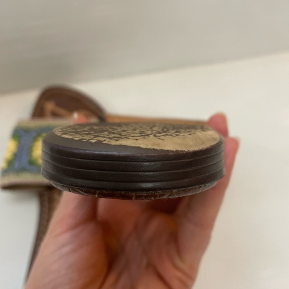 Sam Edelman Women's Gracey Flat Sandal Summer Multi Size 9 - Picture 4 of 7